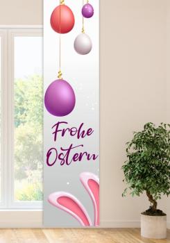 Ostermotiv modern, Schiebegardine modern